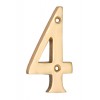 3" Thin Brass Numerals (0-9)